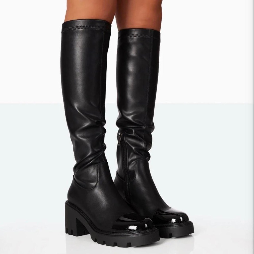 Public Desire - Black Fletch Boots - Picture 2 of 3